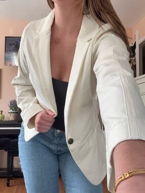 Marrakech knit cream/ivory blazer purchased from Anthropologie